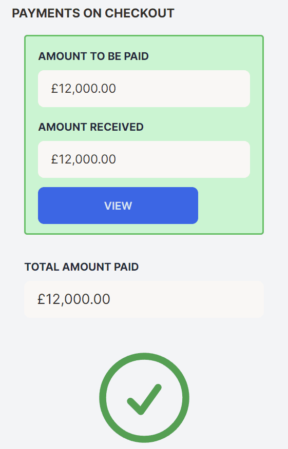 proofenance payment on checkout